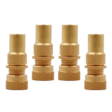 Max 4x 4WD Universal Brass Adjustable Automatic Tyre Tire Deflators Set 6-30 PSI