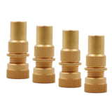 Max 4x 4WD Universal Brass Adjustable Automatic Tyre Tire Deflators Set 6-30 PSI