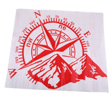 Max Auto Car Truck Boat Exterior Body Windshield Reflective Sticker Decal Red