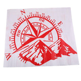 Max Auto Car Truck Boat Exterior Body Windshield Reflective Sticker Decal Red