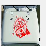 Max Auto Car Truck Boat Exterior Body Windshield Reflective Sticker Decal Red
