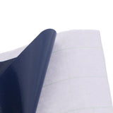 Max 4PCS Carbon Fiber Car Door Sill Scuff Plate Cover Anti Scratch Sticker Blue