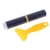 Max 4PCS Carbon Fiber Car Door Sill Scuff Plate Cover Anti Scratch Sticker Blue