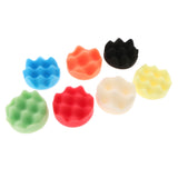 Max 7Pcs Buffing Polishing Sponge Pads Kit For Car Polisher Buffer 75x30mm