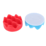 Max 7Pcs Buffing Polishing Sponge Pads Kit For Car Polisher Buffer 75x30mm