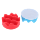 Max 7Pcs Buffing Polishing Sponge Pads Kit For Car Polisher Buffer 75x30mm