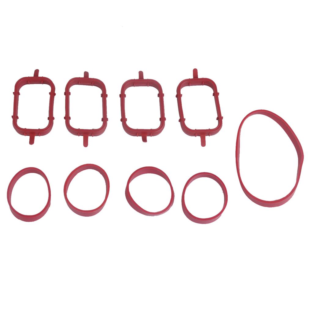 Maxbell 4pcs 33mm Swirl Blanks Flaps Repair Delete Kit with Intake Gaskets for BMW