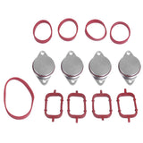 Maxbell 4pcs 33mm Swirl Blanks Flaps Repair Delete Kit with Intake Gaskets for BMW