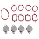 Maxbell 4pcs 33mm Swirl Blanks Flaps Repair Delete Kit with Intake Gaskets for BMW