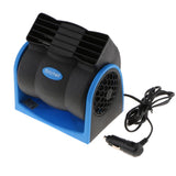 Max Car Truck Cooling Air Fan 12V 2 Speed Silent Cooler Fan w/ Cigarette Lighter