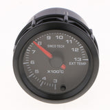Max Maxb 2" 52mm 7 Color LED Car Truck Exhaust Gas Temperature EGT Gauge With Sensor
