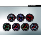 Max Maxb 2" 52mm 7 Color LED Car Truck Exhaust Gas Temperature EGT Gauge With Sensor