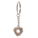 Max Maxb Car Key Ring Creative Chain Keyfob Keyring Pendant Ring Accessories Silver