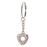 Max Maxb Car Key Ring Creative Chain Keyfob Keyring Pendant Ring Accessories Silver