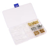Max 60 Kits 4mm Male Female Terminals Wire Connector With Cover For Car