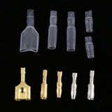 Max 60 Kits 4mm Male Female Terminals Wire Connector With Cover For Car