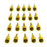 Max Aluminum Automobiles Wheel Valve Stem Caps Cone Shaped Airtight Stem Gold