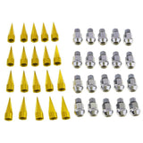 Max Aluminum Automobiles Wheel Valve Stem Caps Cone Shaped Airtight Stem Gold