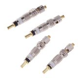 Max Maxb 2Pcs Silver Removable Presta French Valve Core Bike Tube Part straight line