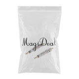Max Maxb 2Pcs Silver Removable Presta French Valve Core Bike Tube Part straight line