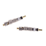 Max Maxb 2Pcs Silver Removable Presta French Valve Core Bike Tube Part straight line