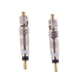 Max Maxb 2Pcs Silver Removable Presta French Valve Core Bike Tube Part straight line