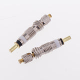 Max Maxb 2Pcs Silver Removable Presta French Valve Core Bike Tube Part mesh
