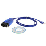 Maxbell VAG KKL USB Fiat Ecu Scan OBD OBD2 Diagnostic Scanner Cable Tool For Opel