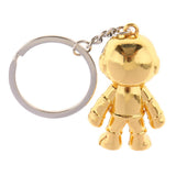 Max Car Key Ring Creative Chain Keyfob Metal Pendant Ring Accessories Golden