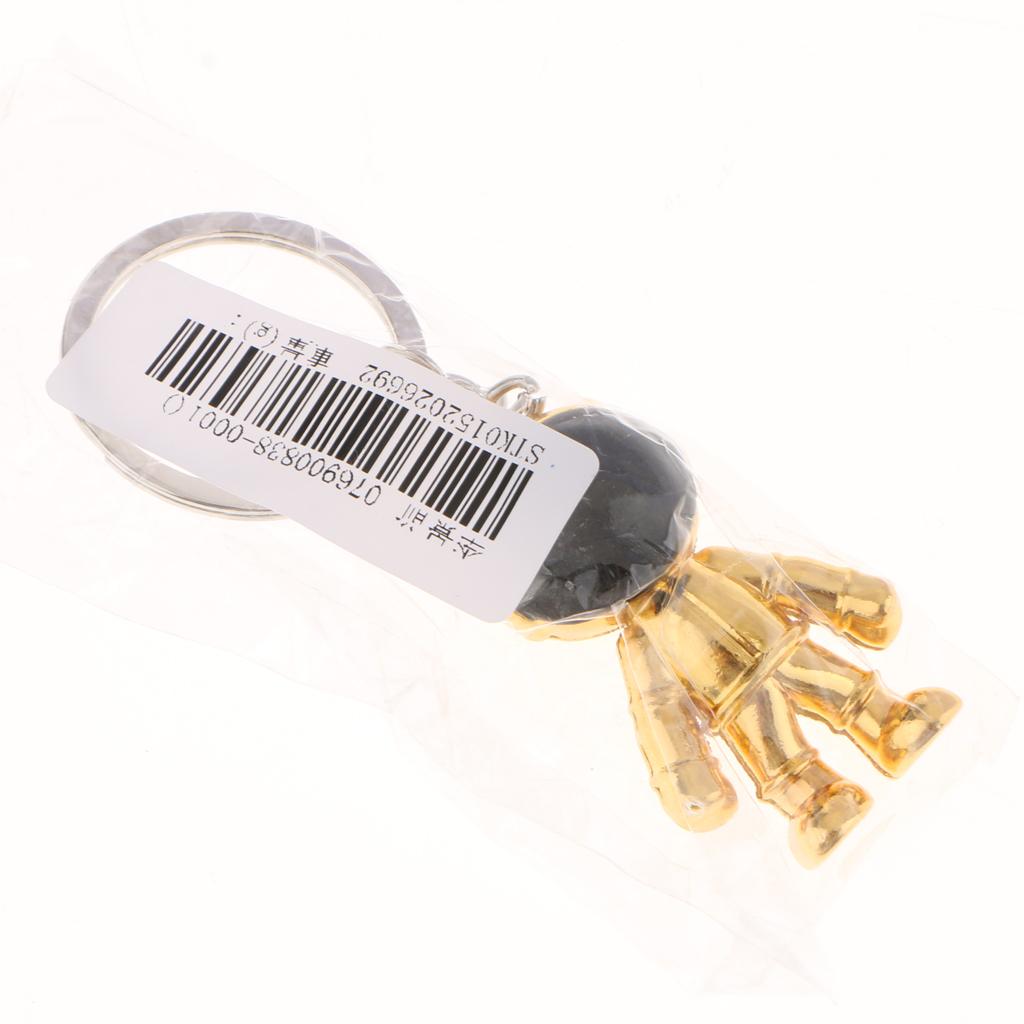 Max Car Key Ring Creative Chain Keyfob Metal Pendant Ring Accessories Golden