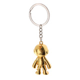 Max Car Key Ring Creative Chain Keyfob Metal Pendant Ring Accessories Golden