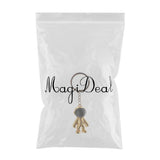 Max Car Key Ring Creative Chain Keyfob Metal Pendant Ring Accessories Golden