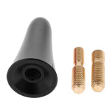Max Car Roof Short Stubby Antenna w/ Screw FM/AM Radio Aerial for Horton Black