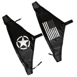 Max Front Hood Cover T-Style Protector Cover Kit for Jeep Wrangler JK 2007-2017 Stars