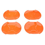 Max 4 PCS ABS Exterior Door Handle Bow Frame Cover Trim for Jeep Renegade 16-18