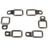 Max 6pcs Small Steel D-Ring Tie Downs for Case Truck Cargo Trailer RV Anchor