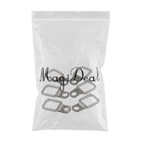 Max 6pcs Small Steel D-Ring Tie Downs for Case Truck Cargo Trailer RV Anchor