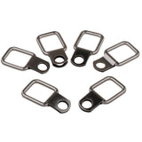 Max 6pcs Small Steel D-Ring Tie Downs for Case Truck Cargo Trailer RV Anchor