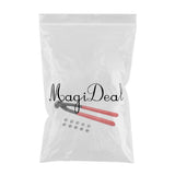 Max 10 Piece Stainless Steel Single Ear Hose Clamp+Ear Clamp Pincer 5.8-7.0mm