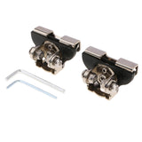 Max Maxb 2x Pillar Hood Clamp Holder Universal Car LED Work Light Bar Mount Bracket