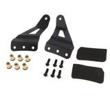 Max Maxb Upper Windshield 50'' Curved Led Light Bar Mount Brackets For Chevrolet GMC