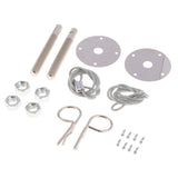 Max Maxb Universal Car Plus Flush Hood Latch Pin Engine Bonnet Locking Hood Kit