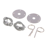 Max Maxb Universal Car Plus Flush Hood Latch Pin Engine Bonnet Locking Hood Kit