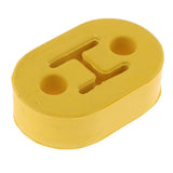 Max Maxb 1pcs Car Rubber Exhaust Hanger Pipe Mount Mounting Bracket 2 Holes Hanger