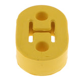 Max Maxb 1pcs Car Rubber Exhaust Hanger Pipe Mount Mounting Bracket 2 Holes Hanger
