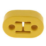 Max Maxb 1pcs Car Rubber Exhaust Hanger Pipe Mount Mounting Bracket 2 Holes Hanger