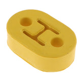 Max Maxb 1pcs Car Rubber Exhaust Hanger Pipe Mount Mounting Bracket 2 Holes Hanger