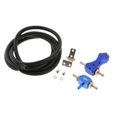 Max Maxb Adjustable Manual Turbo Boost Controller Turbocharger Bilateral Valve Blue