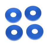 Max Maxb Universal Fit Practical Aluminum Alloy Hood Spacer Risers Set Kit Blue