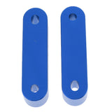 Max Maxb Universal Fit Practical Aluminum Alloy Hood Spacer Risers Set Kit Blue